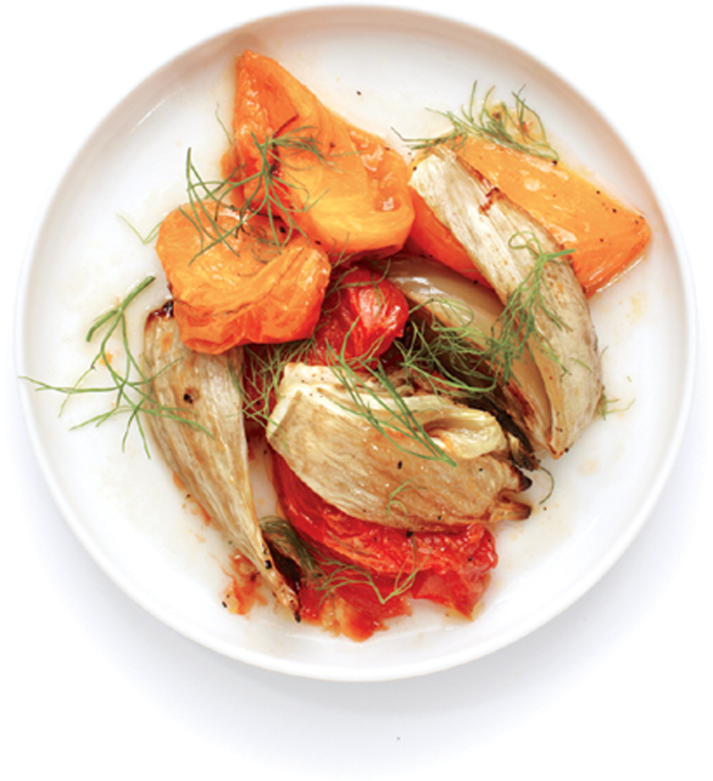 Roasted tomatoes and fennel recipe