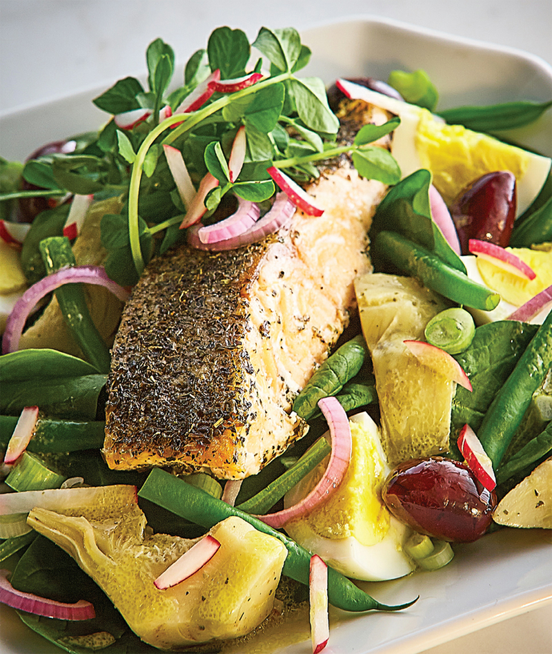 Salmon nicoise salad recipe