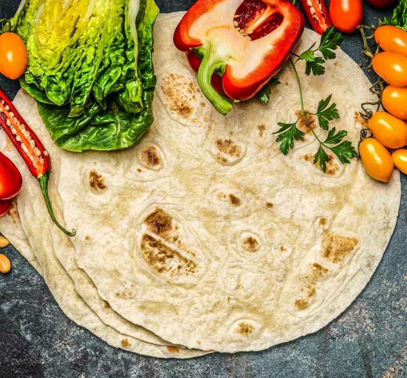 Tortilla wraps recipe