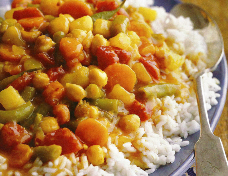 Vegetable curry recipe