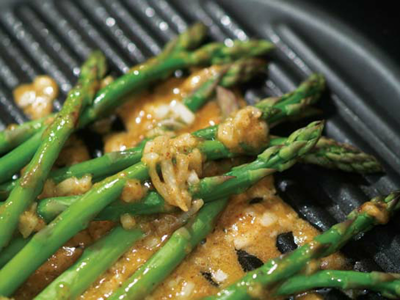 Asparagus and lemon pepper vinaigrette recipe