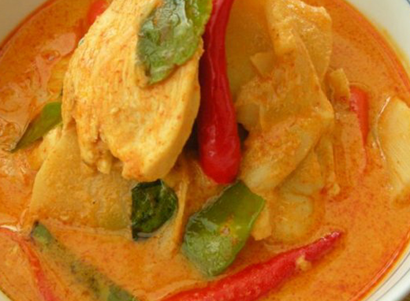 Chicken red curry recipe