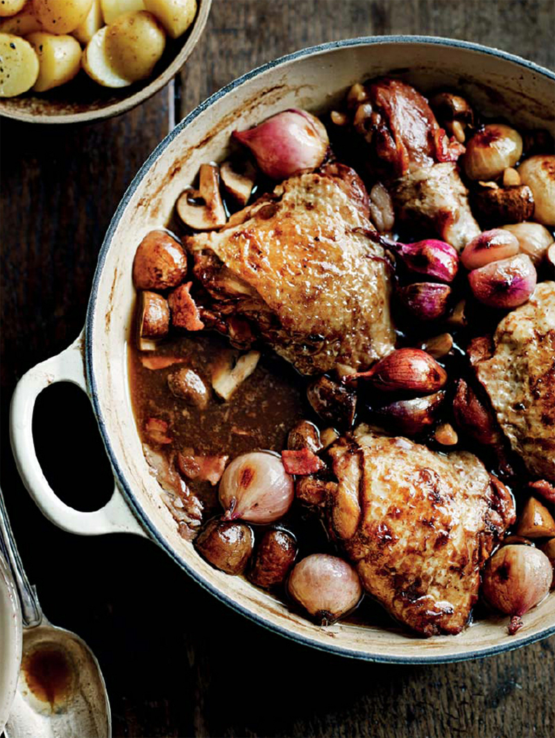 Classic coq au vin recipe