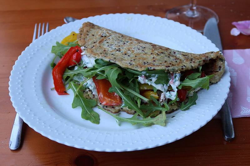 Quinoa crepes recipe