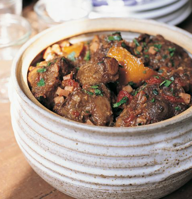 Savory oxtail stew recipe