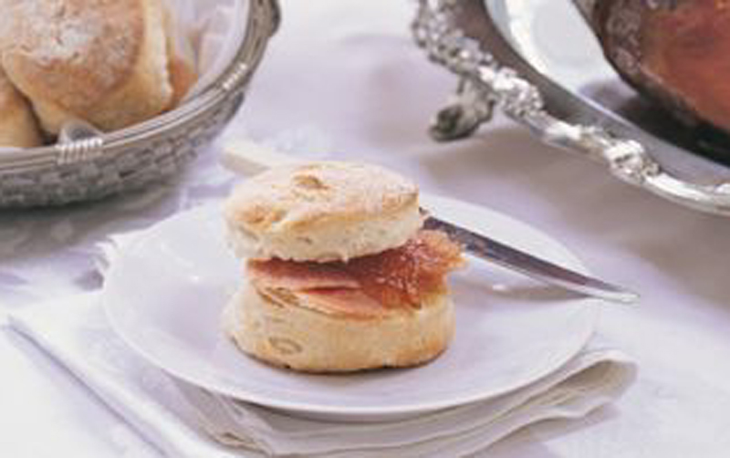 Smithfield country ham with rolled buttermilk biscuits recipe