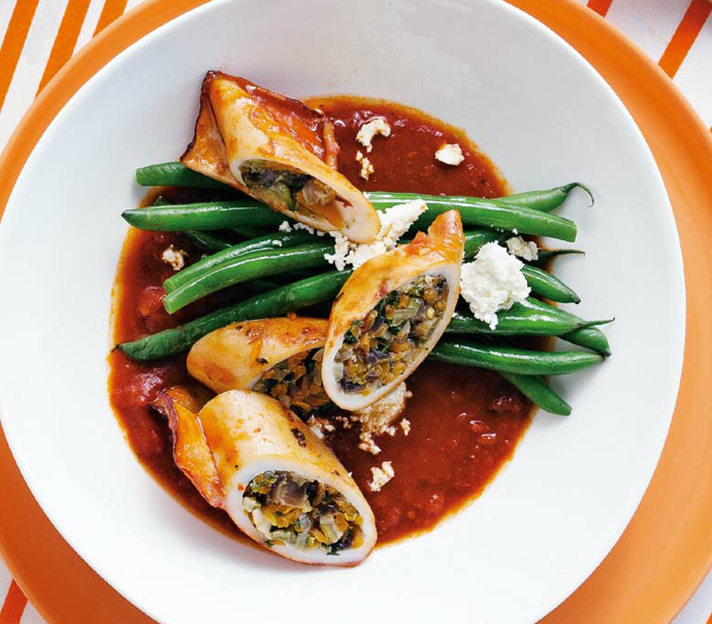 Stuffed squid recipe