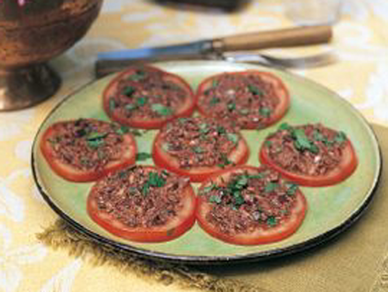 Tomatoes a la tapenade recipe