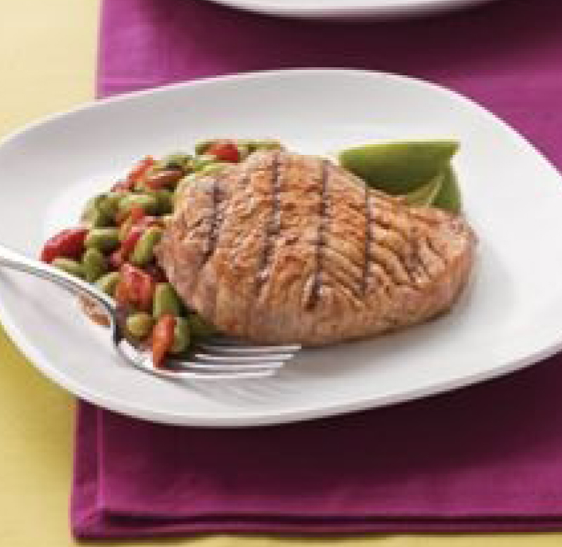 Grilled Thai-spiced tuna steak recipe