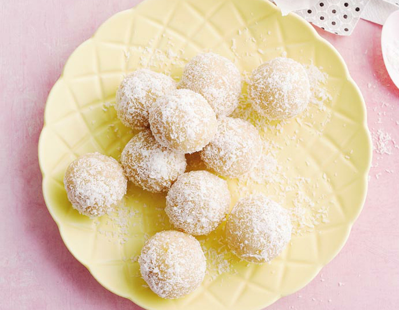 Lemon pie bliss balls recipe