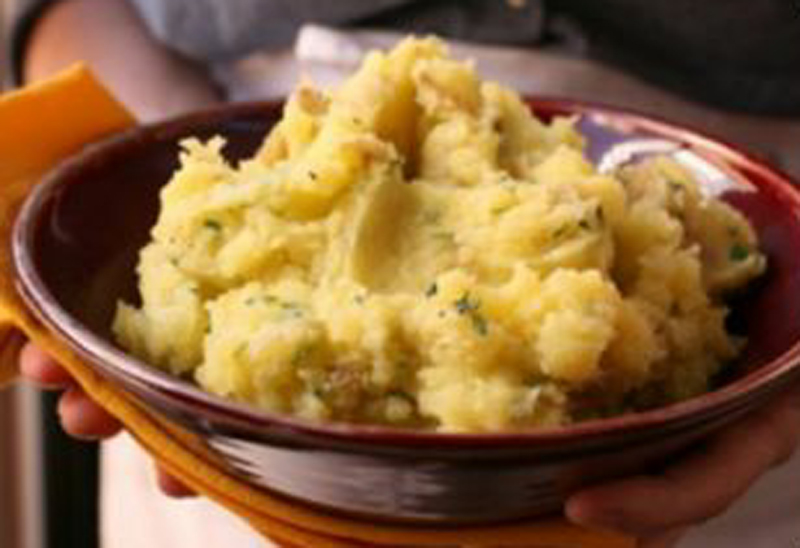 Olive oil and lemon smashed potatoes recipe
