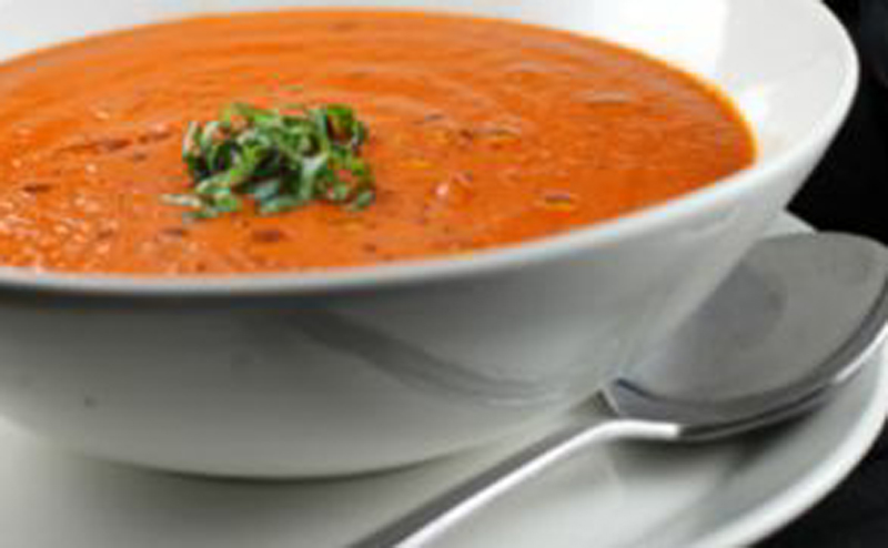 Roasted tomato bell pepper soup recipe