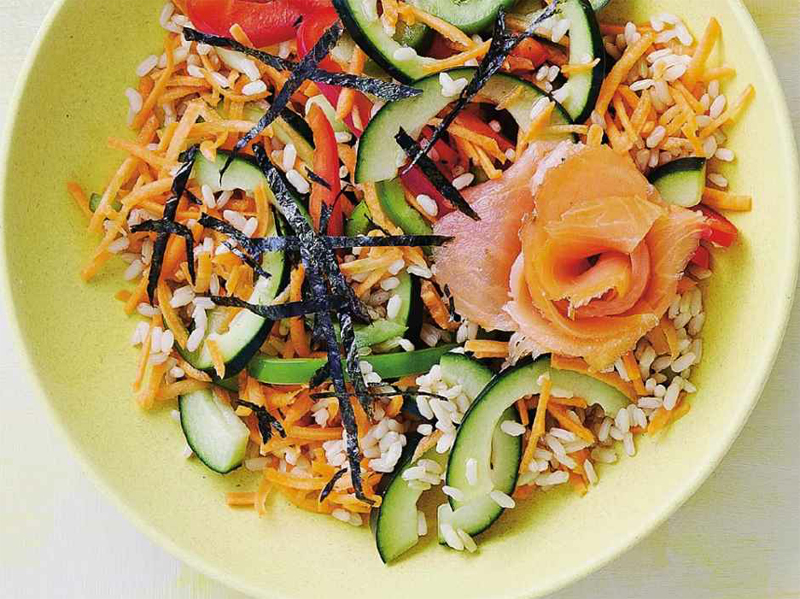 Sushi salad recipe