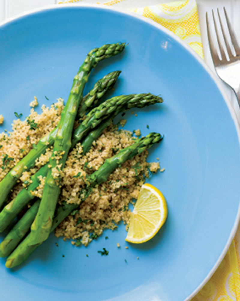 Balsamix poached salmon with asparagus and couscous recipe