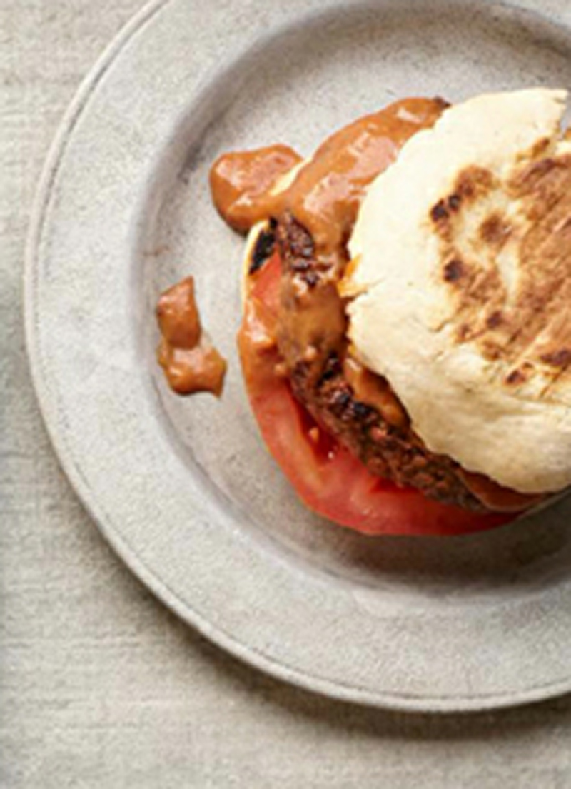 Cast-iron burgers with secret sauce recipe