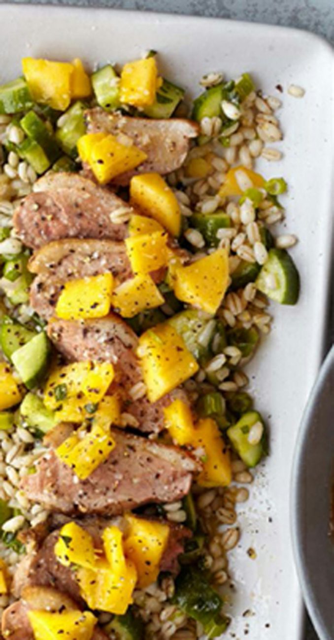 Duck and barley salad recipe