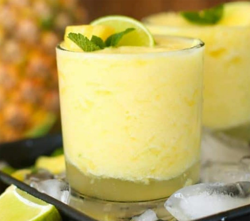 Frozen pineapple tonic recipe