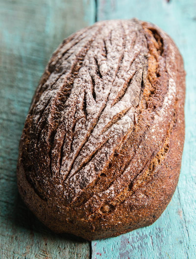 Multigrain okra sourdough bread recipe