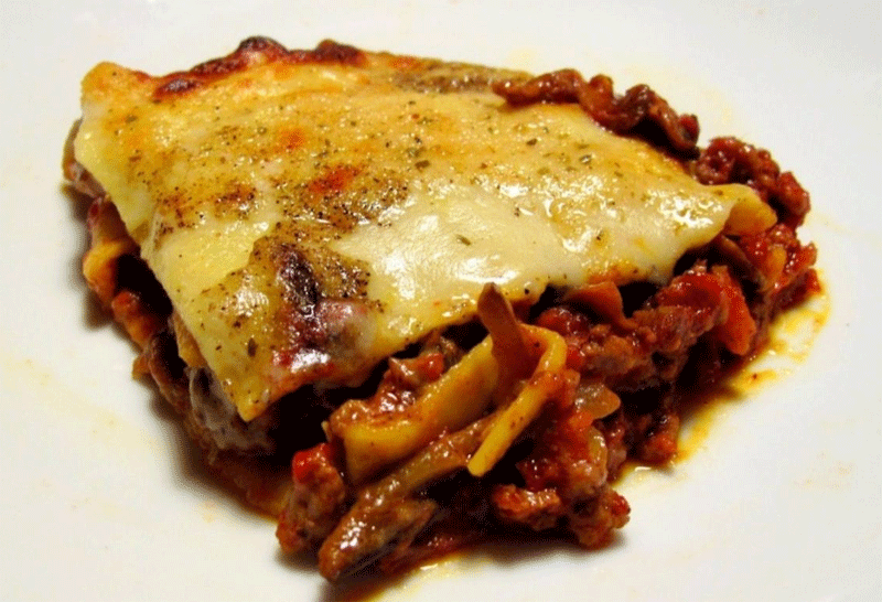 Aubergine lasagne recipe