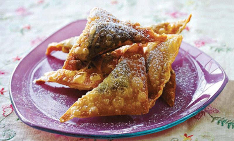 Chocolate wontons recipe