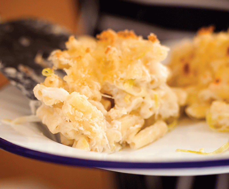 Crab macaroni cheese recipe