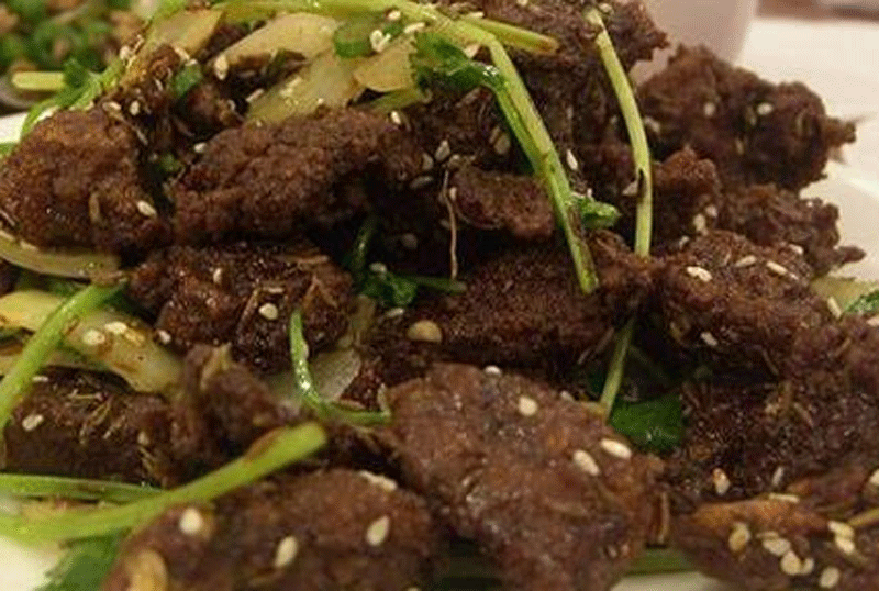 Cumin veal recipe