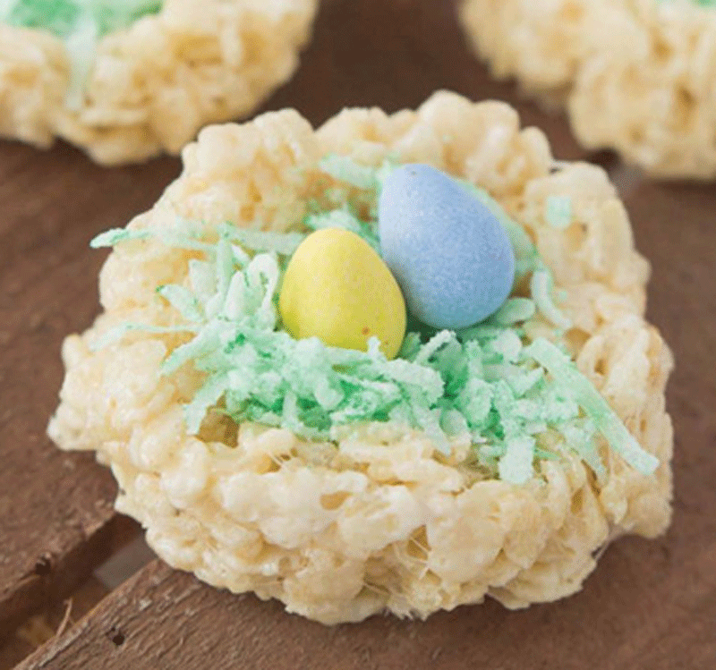 Easter egg nests recipe