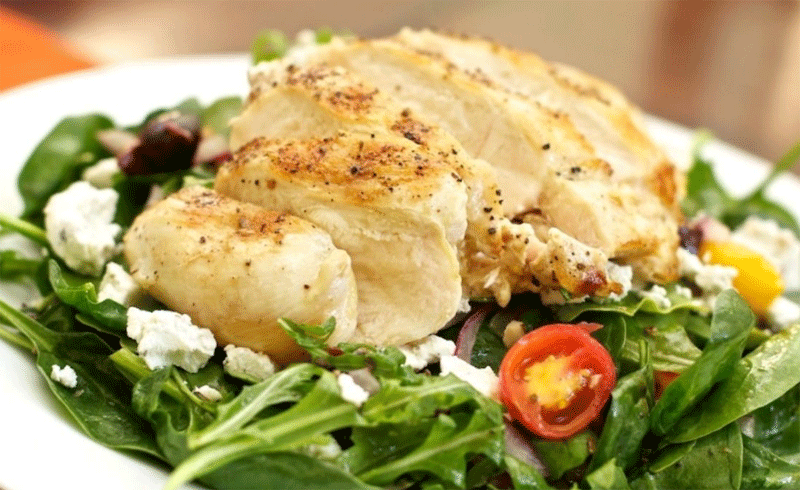 Goat cheese and chicken salad recipe