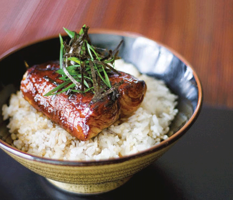 Grilled fish with kabayaki sauce recipe