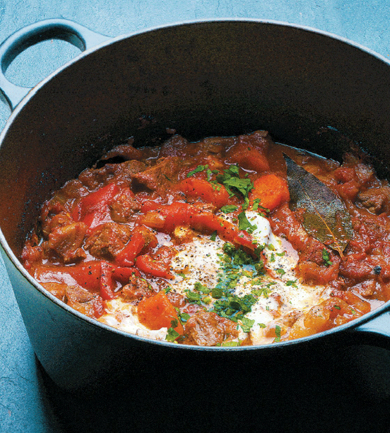 Hot paprika goulash recipe