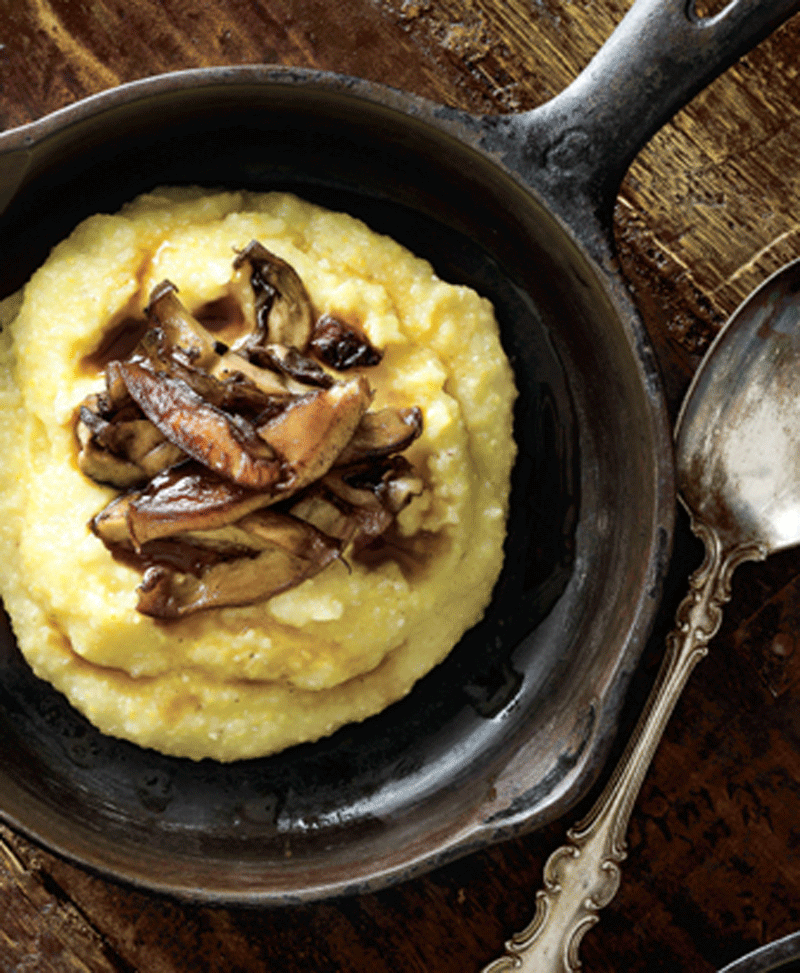 Mushroom polenta recipe