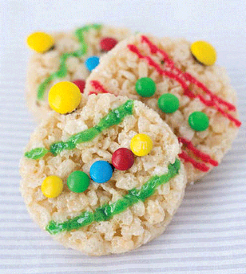 Rice cereal ornaments recipe