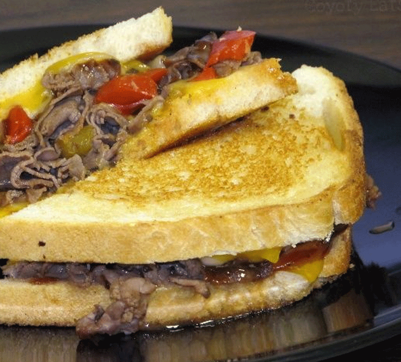 Roast beef and cheese recipe