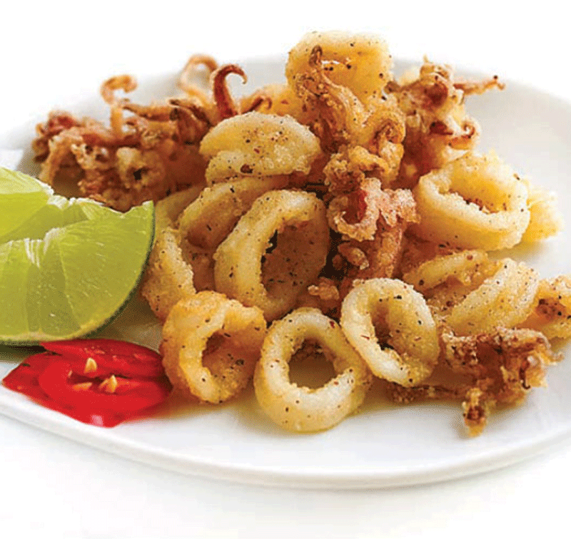 Salt and pepper squid recipe