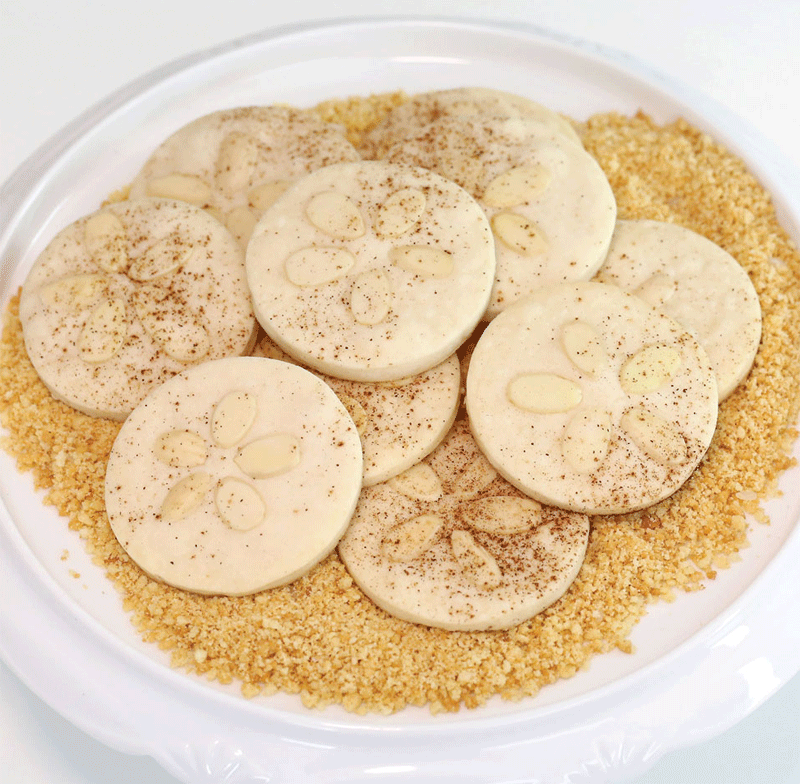 Sand dollar shortbread cookies recipe