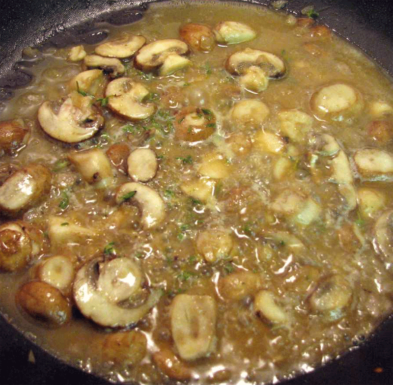 Savory mushroom pork chops recipe