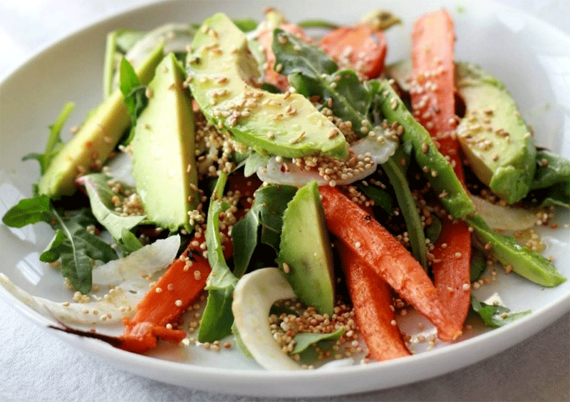 Toasted quinoa salad recipe