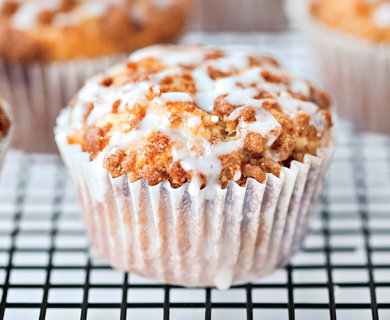 Apple snickerdoodle muffins recipe