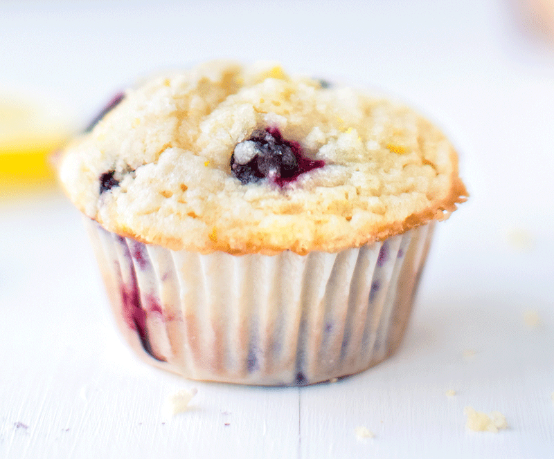 Lemon blueberry yogurt muffins recipe