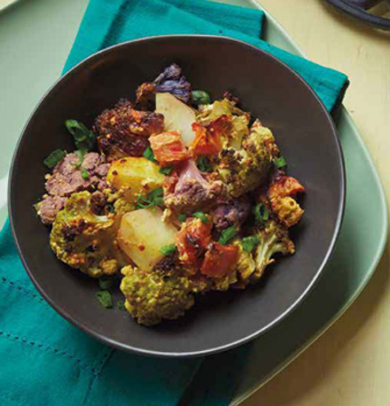 Roasted aloo gobi recipe