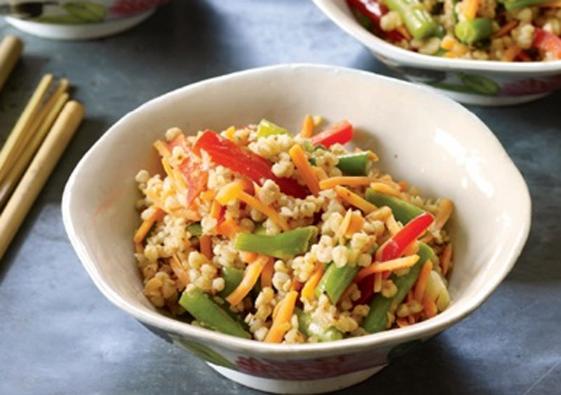 Stir-fried buckwheat recipe