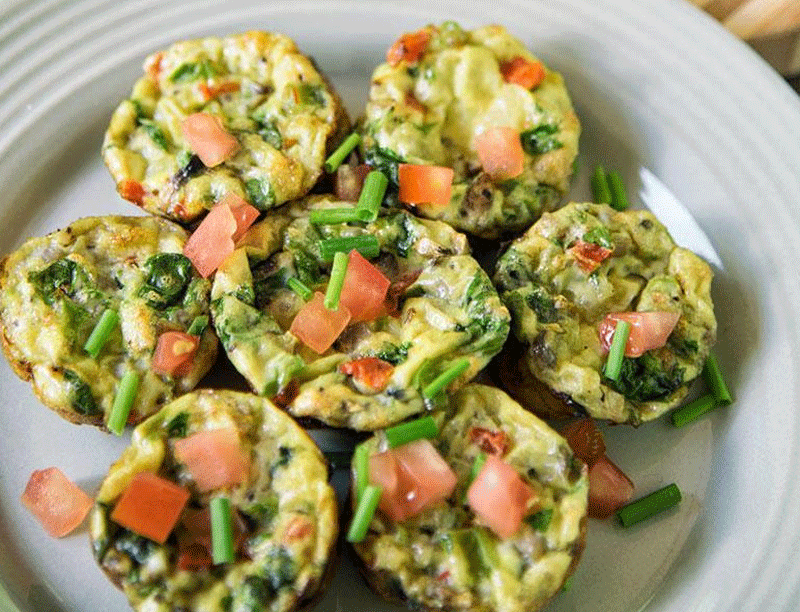 Veggie egg cups recipe